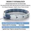 MELTAZO Hoelahoep Fitness, Smart Hula Hoop Fitness met Gewicht, Slimme Hoelahoop Fitness, Hulahoop Fitness, Cerceau Intelligent, Fitness Hoelahoep Volwassenen, Hoela hoep, Verstelbare Hoelahoep, Weighted Hula Hoop voor Gewichtsverlies en Fitheid 16 Hula-Hoop-Blue-Pic-7
