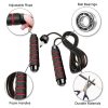 MELTAZO Springtouw, Skipping Rope Fitness, Fitness Springtouw, Springtouw Sport, Springtouw Fitness, Springtouw Volwassenen, Verstelbare Springtouw, Jumping Rope, Sport Touwtje Springen voor Gewichtsverlies - Crossfit (Zwart) 11 Jump-Rope-Pic-3