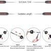 MELTAZO Springtouw, Skipping Rope Fitness, Fitness Springtouw, Springtouw Sport, Springtouw Fitness, Springtouw Volwassenen, Verstelbare Springtouw, Jumping Rope, Sport Touwtje Springen voor Gewichtsverlies - Crossfit (Zwart) 12 Jump-Rope-Pic-4