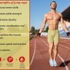 MELTAZO Springtouw, Skipping Rope Fitness, Fitness Springtouw, Springtouw Sport, Springtouw Fitness, Springtouw Volwassenen, Verstelbare Springtouw, Jumping Rope, Sport Touwtje Springen voor Gewichtsverlies - Crossfit (Zwart) 14 Jump-Rope-Pic-6
