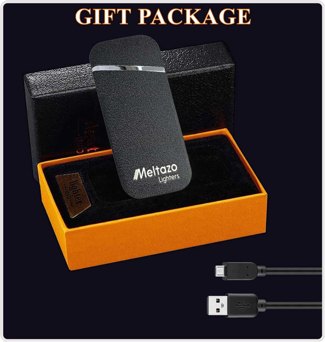 MELTAZO Elektrische Aansteker, Electric Lighter, USB Oplaadbare Plasma Aansteker, Elektronische Aansteker, Briquet Électrique USB, Touch Sensor, Winddicht, Elektronische Oplaadbare Aansteker voor Sigaretten Camping Kaarsen in Geschenkpakket 8 Electric-Lighter-Pic-6