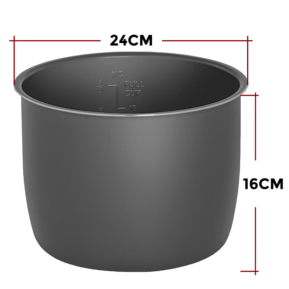 MELTAZO Multicooker Binnenpan, Binnenpot, Inner Pan (6 liter), Afdichtring, Sealing Ring 7 MELTAZO Multicooker Binnenpan, Binnenpot, Inner Pan (6 liter), Afdichtring, Sealing Ring - Image 5