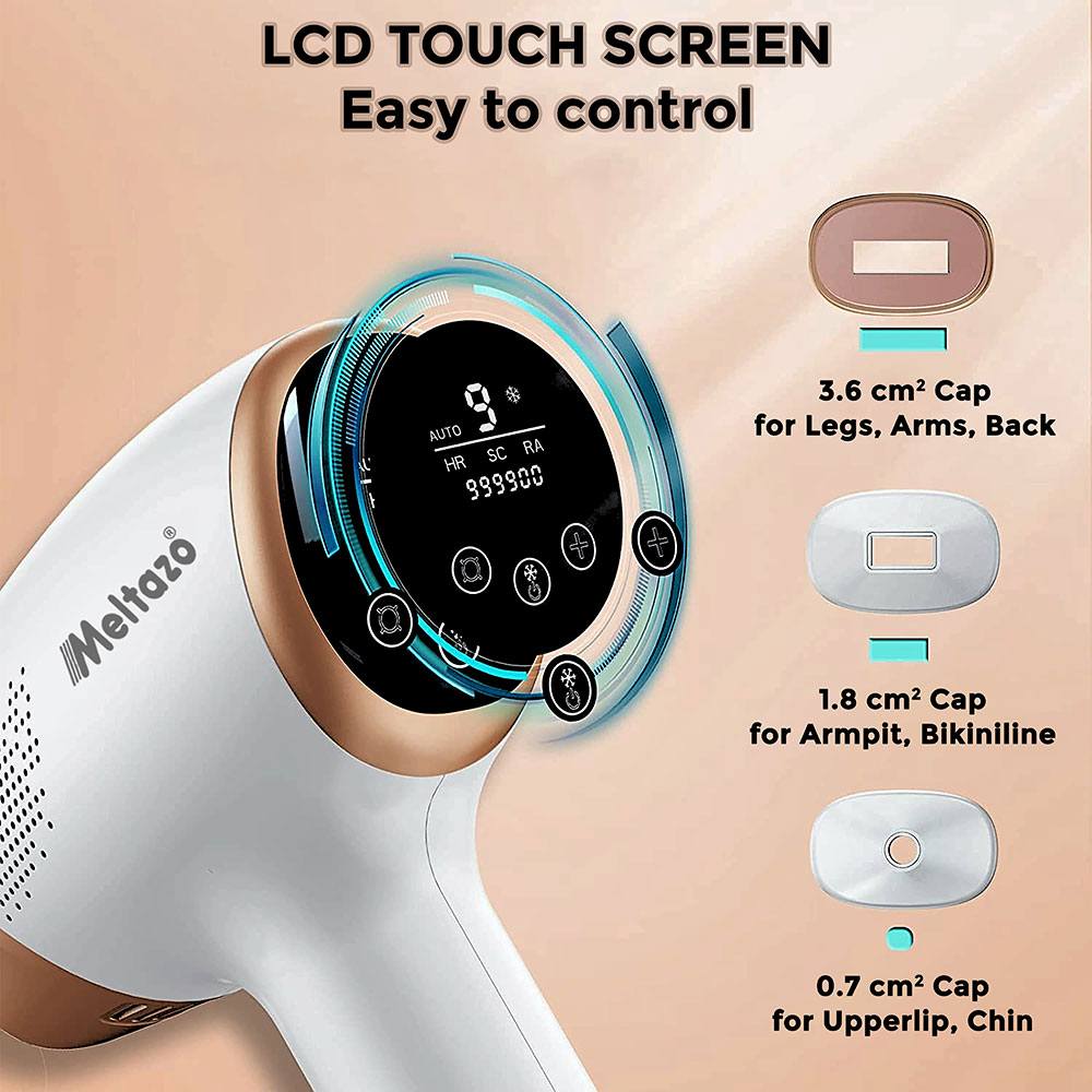 MELTAZO Ramavi Pro 6 IPL Ontharingsapparaat, 3-in-1 IPL Lichtontharingsapparaat, Pijnloos IPL Laser Haar Verwijderaar, IPL Laserontharing, IPL Hair Removal Laser, IPL Haarlaser, 999.999 Flitsen, IPL Ontharing voor Lichaam en Gezicht 8 MELTAZO Ramavi Pro 6 IPL Ontharingsapparaat, 3-in-1 IPL Lichtontharingsapparaat, Pijnloos IPL Laser Haar Verwijderaar, IPL Laserontharing, IPL Hair Removal Laser, IPL Haarlaser, 999.999 Flitsen, IPL Ontharing voor Lichaam en Gezicht - Image 6