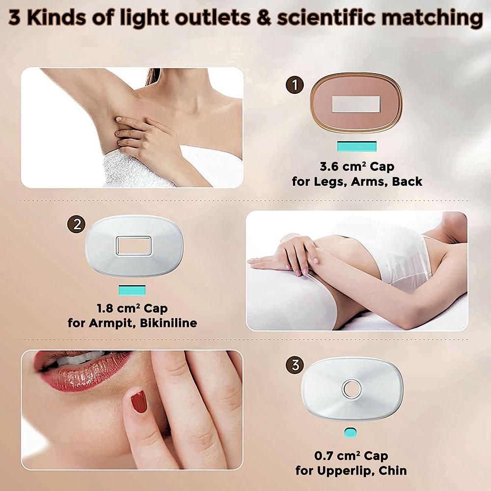 MELTAZO Ramavi Pro 6 IPL Ontharingsapparaat, 3-in-1 IPL Lichtontharingsapparaat, Pijnloos IPL Laser Haar Verwijderaar, IPL Laserontharing, IPL Hair Removal Laser, IPL Haarlaser, 999.999 Flitsen, IPL Ontharing voor Lichaam en Gezicht 9 MELTAZO Ramavi Pro 6 IPL Ontharingsapparaat, 3-in-1 IPL Lichtontharingsapparaat, Pijnloos IPL Laser Haar Verwijderaar, IPL Laserontharing, IPL Hair Removal Laser, IPL Haarlaser, 999.999 Flitsen, IPL Ontharing voor Lichaam en Gezicht - Image 7