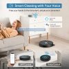 Bagotte BG800MAX Robotstofzuiger met Dweilfunctie, Self-Charging 4-in-1 Robot Vacuum Cleaner, Laser Lidar Navigatie, 3000Pa Sterke Zuigkracht, 150 Mins+ Runtime, App No-go Zone, Compatibel met App, WiFi, Alexa, Google Assistant - New Edition 11 Bagotte 3