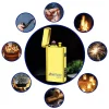 MELTAZO Elektrische Aansteker, Elektrische Aansteker met Lucifer, Elektrische Aansteker met Licht, Electric Lighter with Match, Aansteker Navulbaar, Elektronische Aansteker, Aansteker Vuurwerk, USB Aansteker BBQ Plasma, 2-in-1 Aansteker voor Alles - Thumbnail Image 5