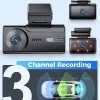 AZDOME Dashcam 5K M580, 3-Kanaals Dashcam voor Auto, Dashcam voor auto voor cabine en achter, Dashcam Full HD met GPS, Dashcam met 5G & WiFi, Dash camera voor Auto, Touchscreen Car Dash Camera, IR Nachtzicht-Rijrecorder, G-Sensor, 24 uur Parkeermodus 17 AZDOME Dashcam 5K M580, 3-Kanaals Dashcam voor Auto, Dashcam voor auto voor cabine en achter, Dashcam Full HD met GPS, Dashcam met 5G & WiFi, Dash camera voor Auto, Touchscreen Car Dash Camera, IR Nachtzicht-Rijrecorder, G-Sensor, 24 uur Parkeermodus - Thumbnail Image 7