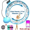MELTAZO Hoelahoep Fitness, Hoelahoep met App, Smart Hula Hoop Fitness with App, Slimme Hoelahoop met Mobiele APP, Hoela hoep, Cerceau Intelligent avec App, Fitness Hoelahoep Volwassenen, Verstelbare Hoelahoep, Weighted Hula Hoop voor Vetverbranding